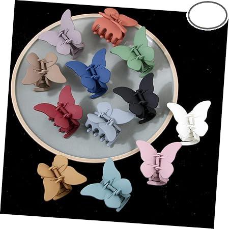 AM1226 Butterfly Hair Claw Hair Accessories Trendy 2 Pcs Clips Clutches For Women & Girls Hair Accessories For Set Pack Of 2 Multicolour