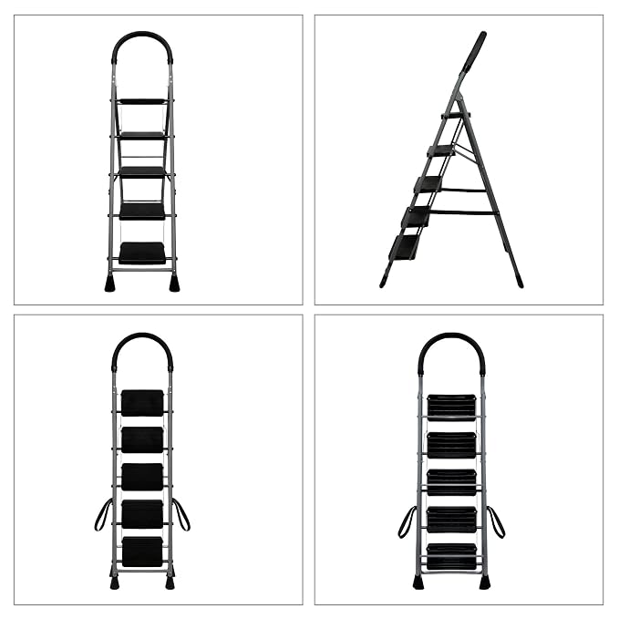 AM7013 Foldable 5 Step Ladder for Home