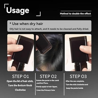 AM7217 Ehmznv Instant Root Touch-Up Hairdressing Wand (Natural Black) – 20g