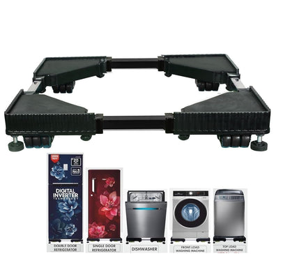 AM7268 Adjustable Multi-Functional Heavy Duty Trolley Stand for Washing Machines & Refrigerators