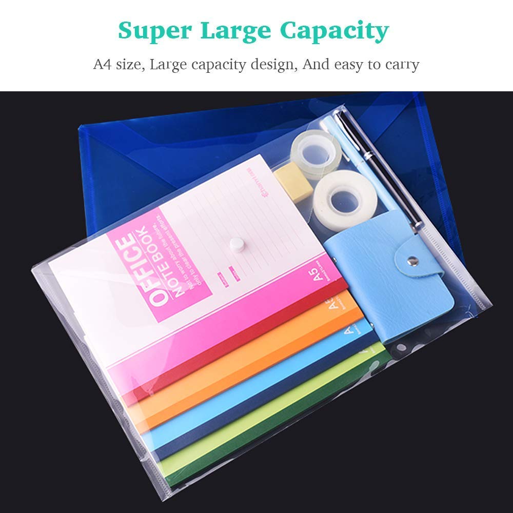 AM3528 Aerotix Document Button Bag Folder Transparent (1pcs) - (Code : 230P)
