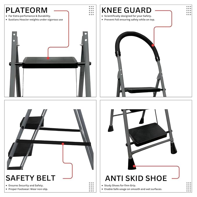 AM7012 Foldable 4 Step Ladder