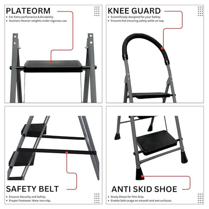AM7012 Foldable 4 Step Ladder