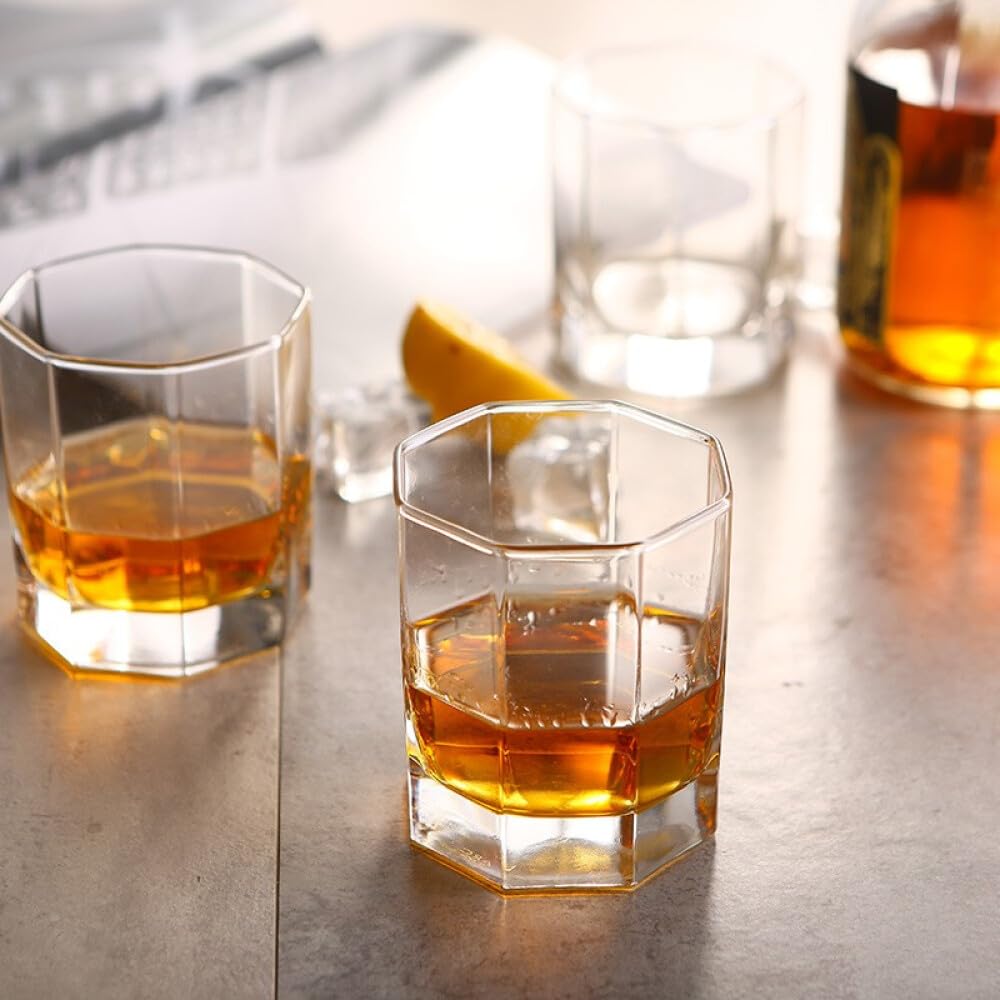 AM5372 Deli Glass Press Tumbler Set of 6 Transparent