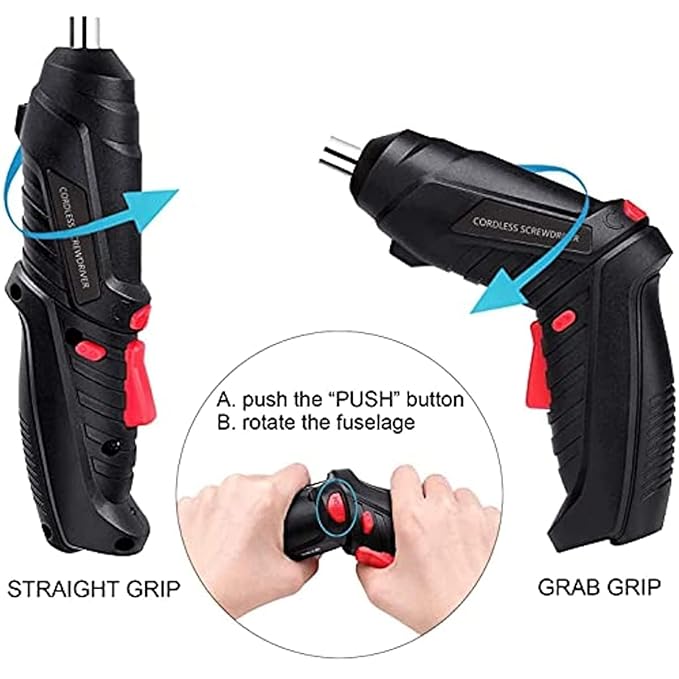 AM5049 Rechargeable Powerful Cordless Screwdriver With Drill Machine 48 Pcs