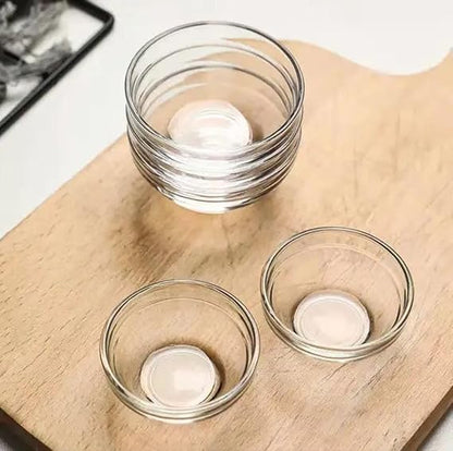AM3023 Sauce Glass Bowls Small Dipping Bowls Side Dishes for Snack Sushi Fruit Appetizer Dessert Set Of 1 Piece