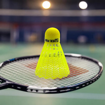 AM6851 Flyer Pro Neon Yellow Plastic Badminton Shuttlecock