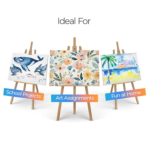 AM3307 Camel ColorPad Watercolor Cake with Paint Brush 12 Shade