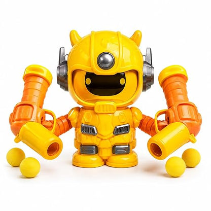 A06655 Double Shooter Robot Toy with Foam Balls for Kids
