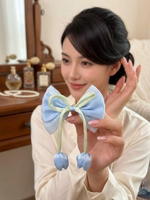 TM0257 Hair Bow Clip for Women