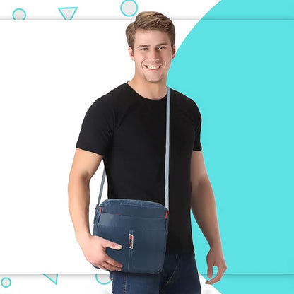 3965 Men's and Women's Polyester Sling Crossbody Bag 8X3X7Inches