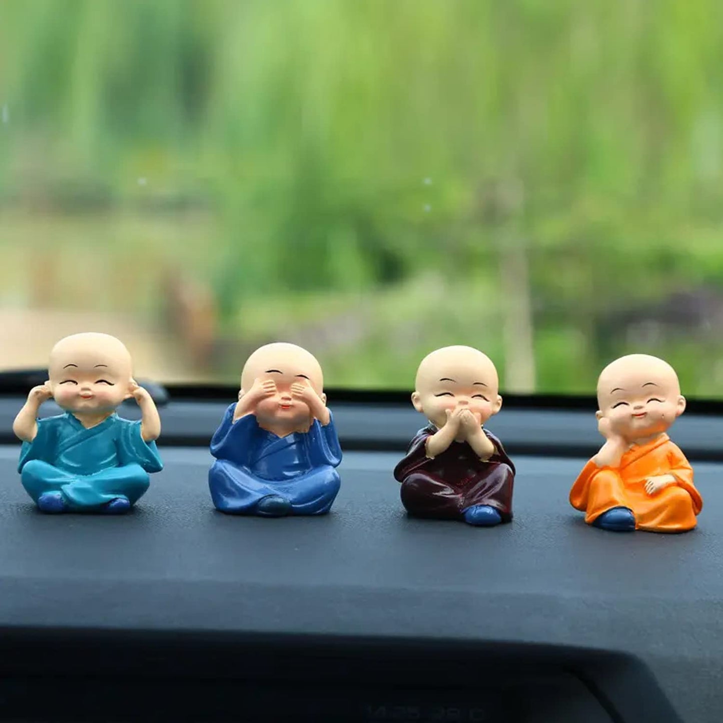 AM6886 Baby Monk Buddha Statue - Pack Of 4pc