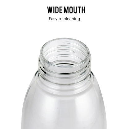 AM2665 CELLO Hydra 900 Glass Fridge Water Bottle with Plastic Cap