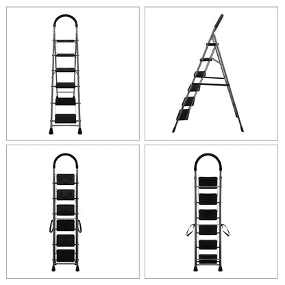 AM7014 Foldable Ladder for Home 6 Steps