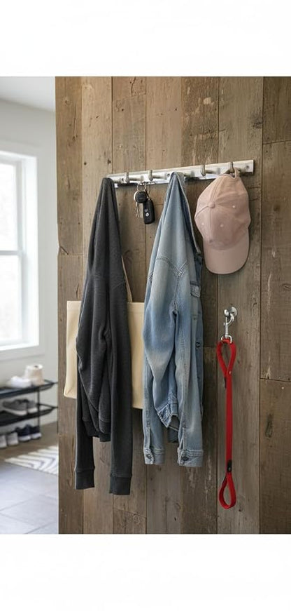 AM6853 Steel Wall Hanger 6 khunti clothing rail hanger