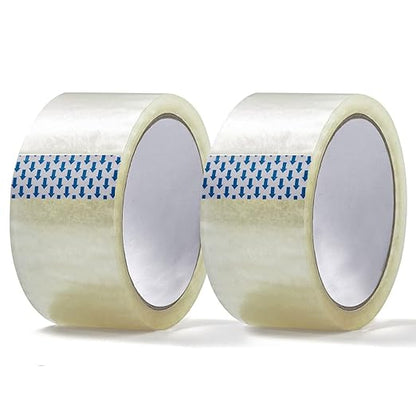 AM0291 (PACK OF 1 ) Clear Packing Tape (Transparent ) - 36mm / 1.5" Width - BOPP Industrial Packaging Tape
