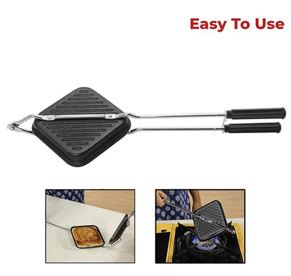 AM3583 Toster Black Grill Wire Handle Sandwich Maker