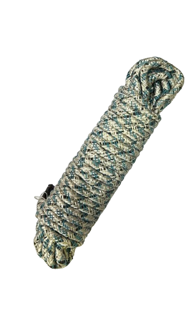AM7648 1pc - Cotton Braided Clothesline Outdoor Ropes, Clothes Drying Ropes, Shading Net Ropes (Multicolour)