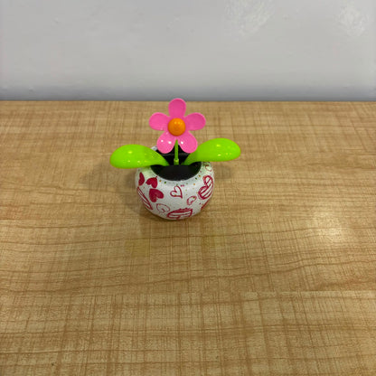 A07064 2108-2 Solar Powered Dancing Flower & Bee Car Dashboard Decor (4.5 Inches)