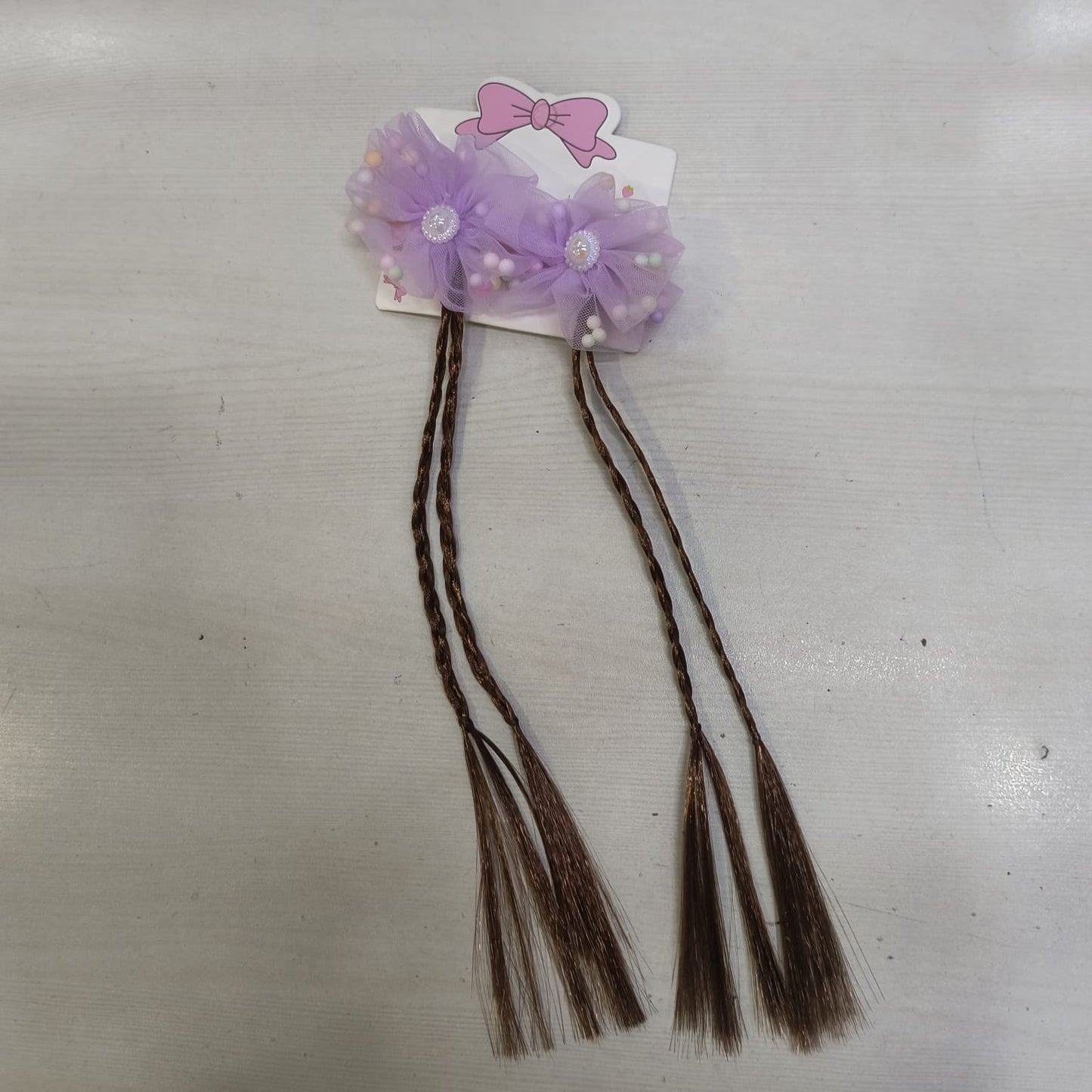 AM5430 Flower Long Tail Hairpin Multicolour 1pc