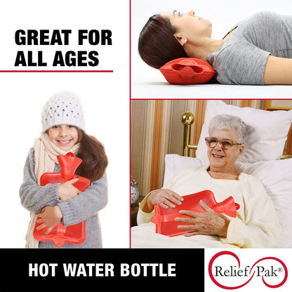 0394 (Medium) Rubber Hot Water Heating Pad Bag for Pain Relief