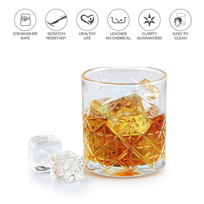 AM5694	Cello Classix, Swirl & Brilliant Design 325ml Tumbler - 6pcs set