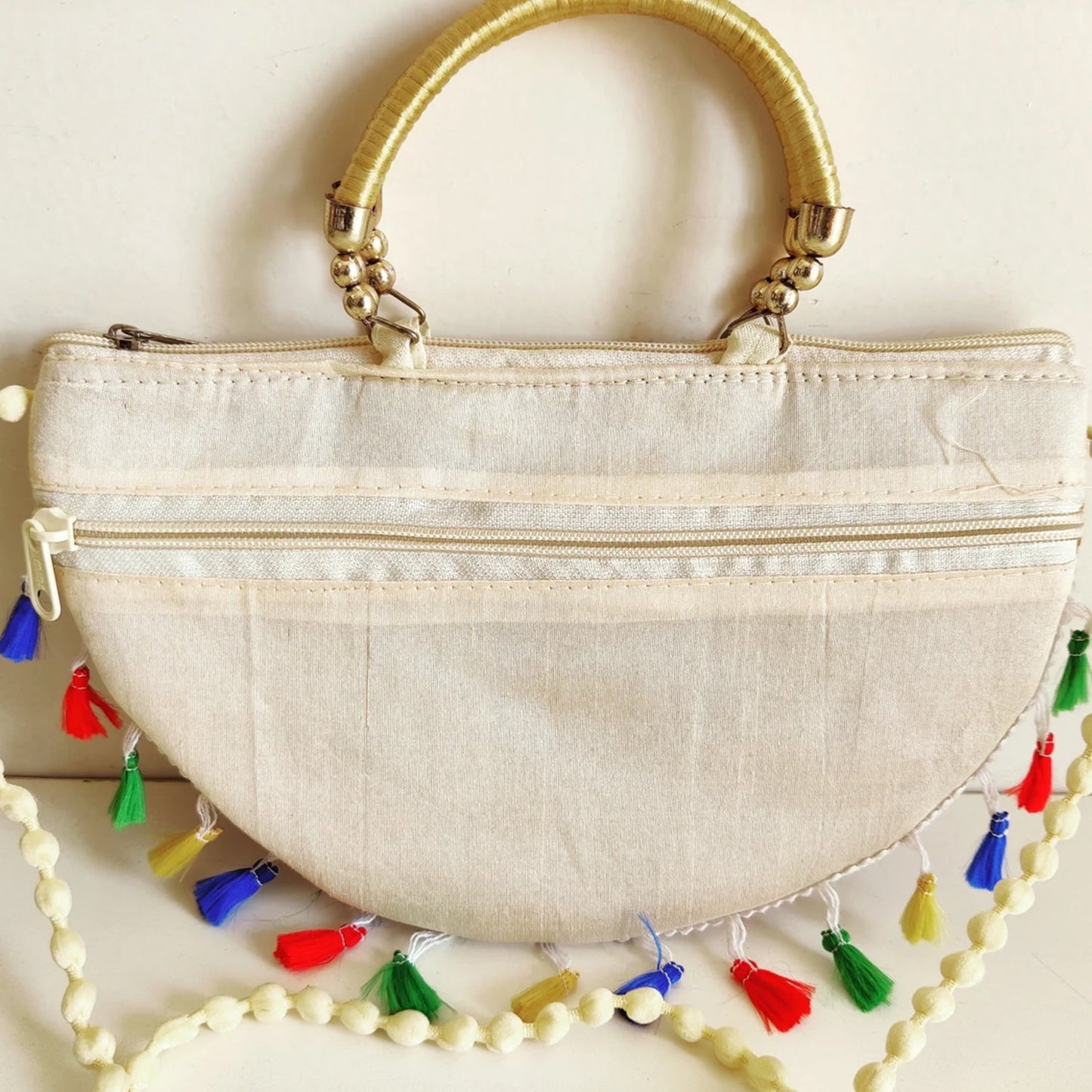 3896 Traditional handbag, Rajasthani Jaipuri Cotton Bag,  Ethnic Stylish Designer, Handicrafted Handbag