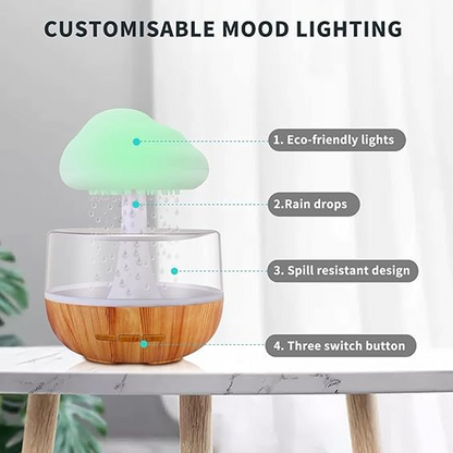 AM5583 Cloud Rain Diffuser, Snuggle Cloud, Light Humidifier