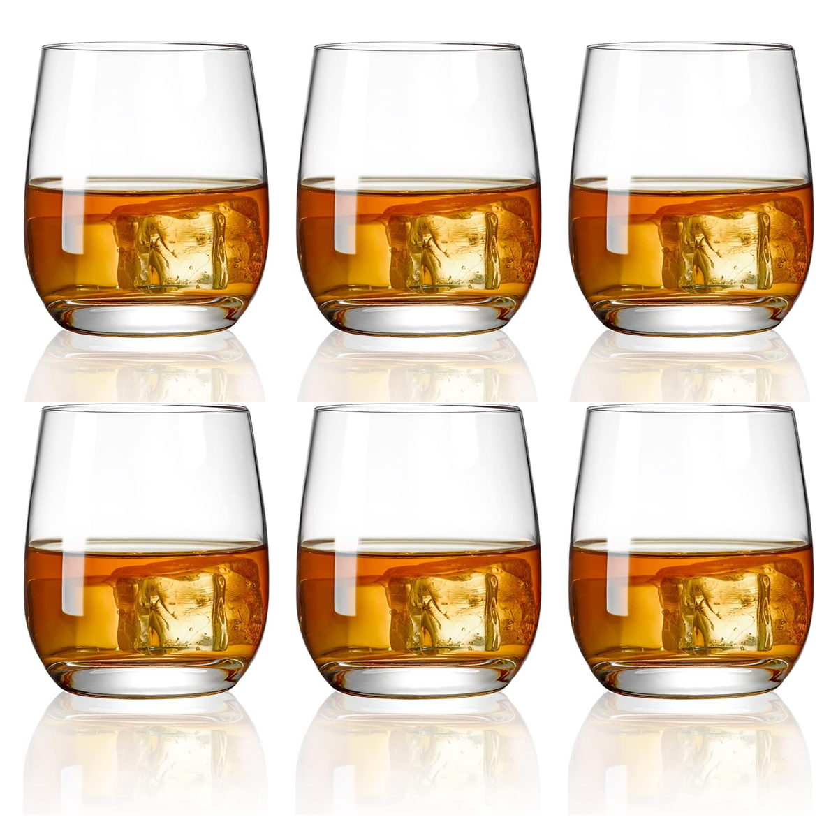 AM5647 YERA Prima Bonn Zest Glass Tumbler Set of 6 Pcs - Each 210Ml