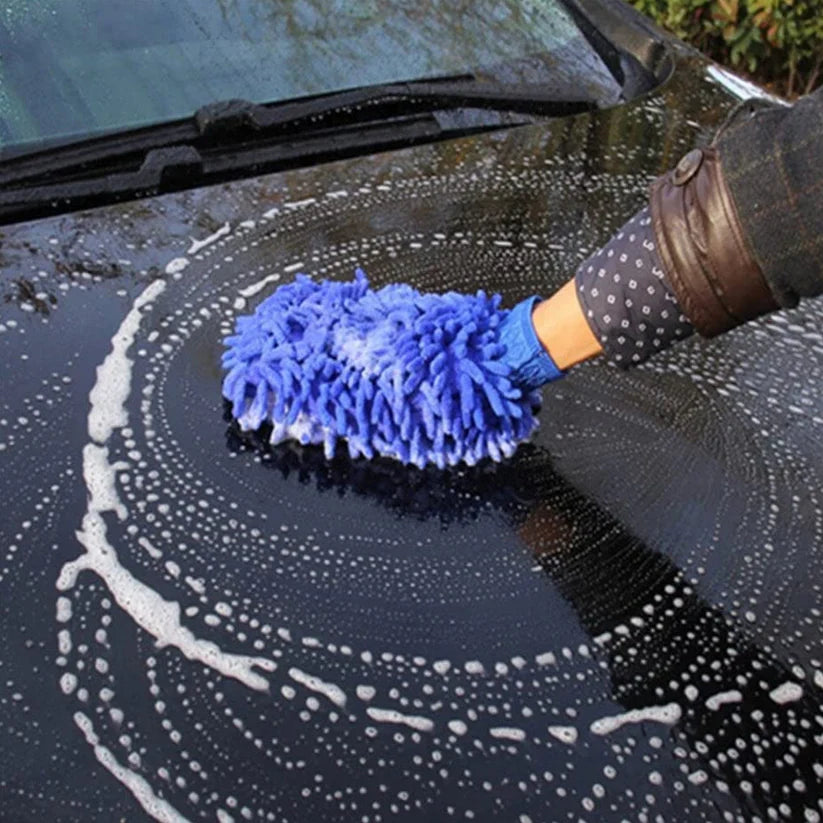 0669 Microfiber Wash Mitt / Multipurpose Cleaning Glove (1 Pc)