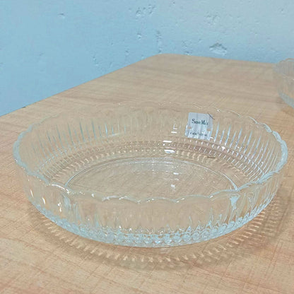 AM5977 Shine max Glass Plate (Multidesign) Set of 6pc -340ml