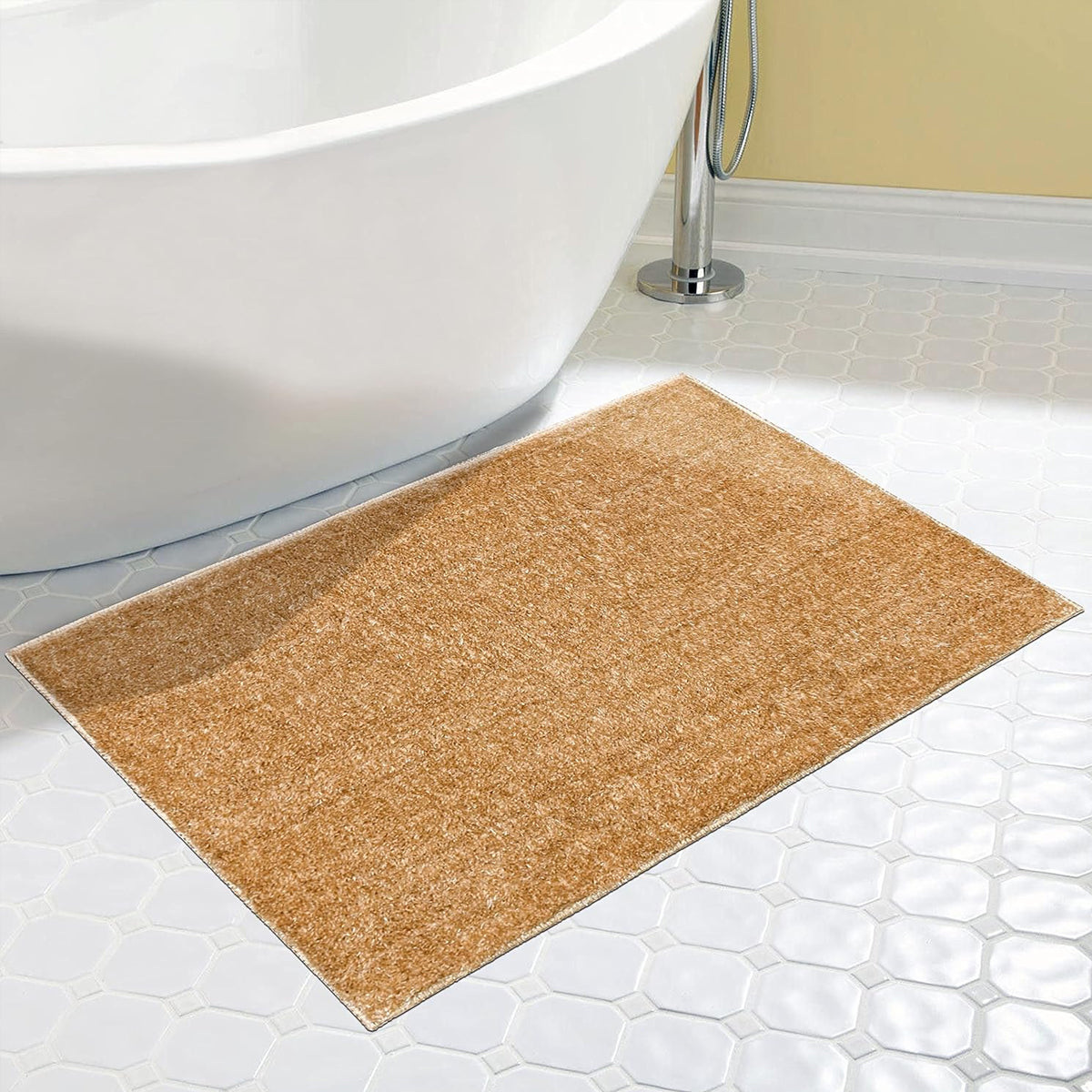 AM5847 Mix Cotton Soft Microfiber Door & Bath Mat (RG 13X19 Inch) Multicolour