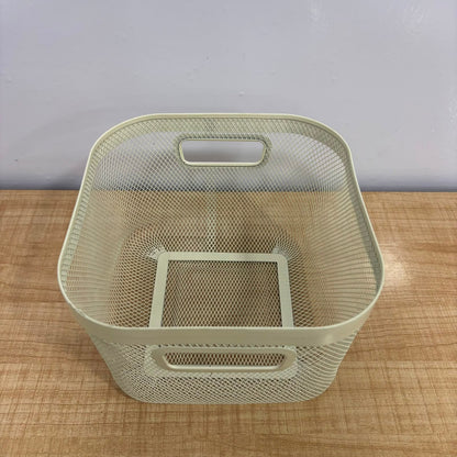 A07060 9.5inch Metal Mesh Storage Basket with Dual Handles