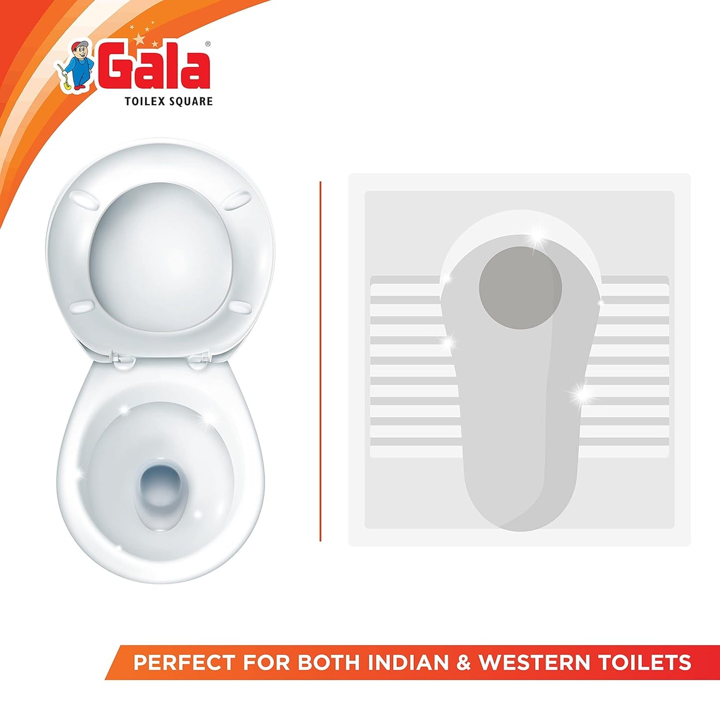 AM3369 Gala Toilet Brush With Container