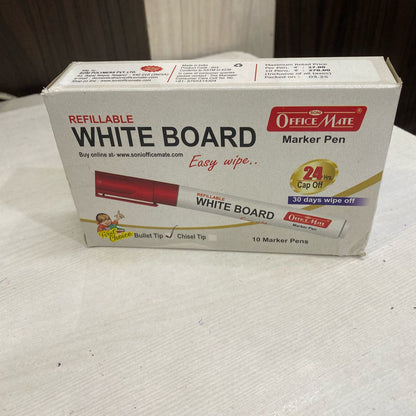 AM5156 Refillable Whiteboard Marker Pen For Office, College (Black)