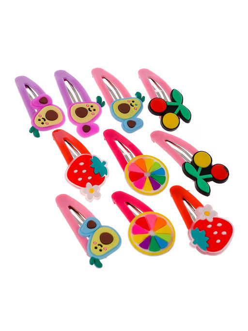 AM1006 Small Tic Tac Hair Clips for Girls & Kids (Pack of 2)
