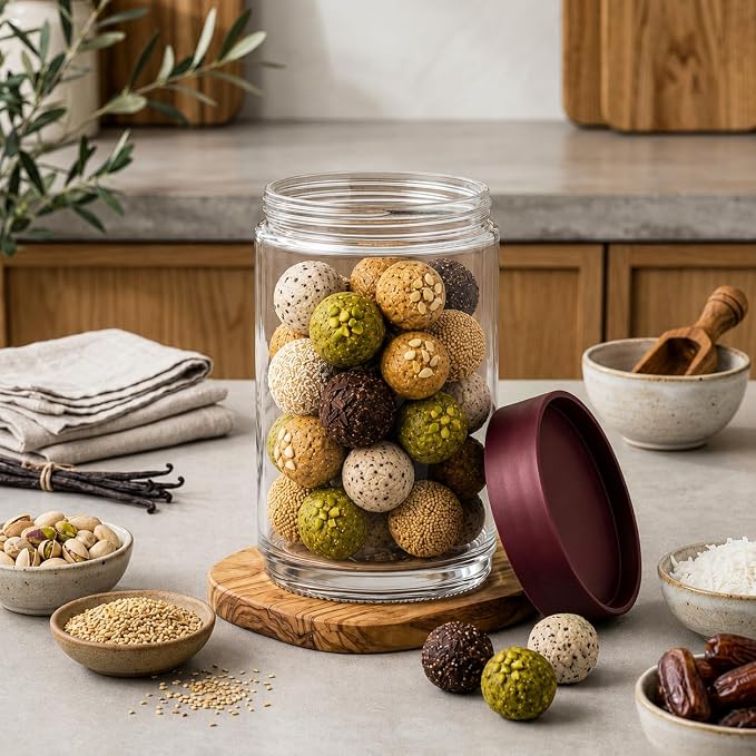AM7010 CELLO Glassy Storage Jars For Kitchen 2000ml