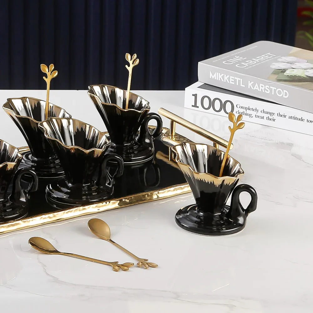 AM3733 Ice Cream Bowl Set With Tray 7Pcs