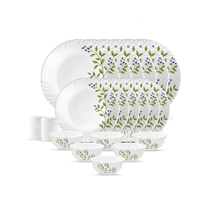AM3962 La Opala, Novo Collection, Opal Glass Dinner Set 20 pcs