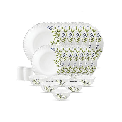 AM3962 La Opala, Novo Collection, Opal Glass Dinner Set 20 pcs