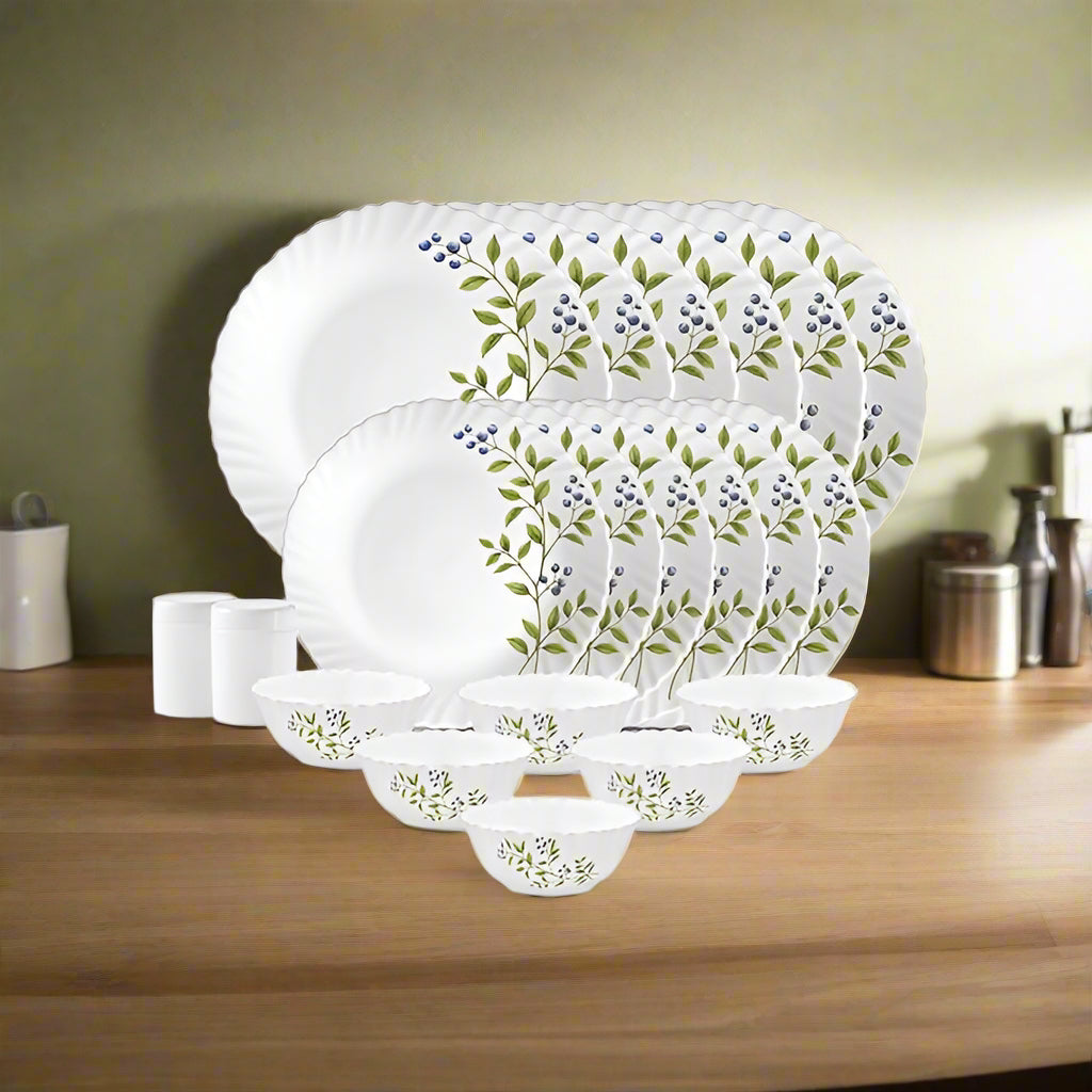 AM3962 La Opala, Novo Collection, Opal Glass Dinner Set 20 pcs