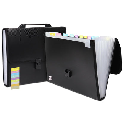 3759 Harmonium File Folders for Documents 13 Compartment A4 Paper File Organizer Certificate File Holder