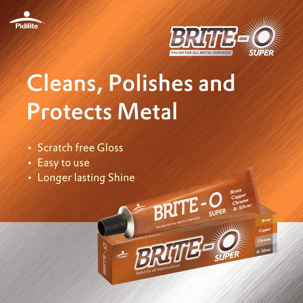 AM3286 Pidilite Brite-o Super Metal Polish - 25gm