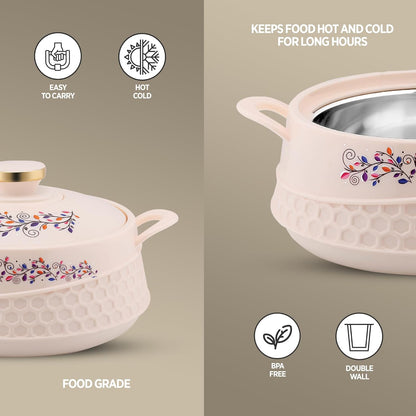 AM0913 Stainless Steel Fiesta Inner Steel Thermoware Casserole 3500 ml