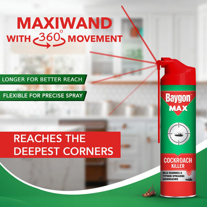 A06620 Baygon Max Cockroach Killer Spray - 200ml