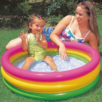 AM3969 Intex Wet Set Collection Kids Bath Tub (Multicolor) (86 x 25) Cm
