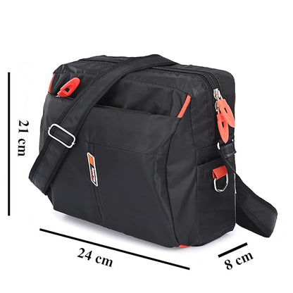 3965 Men's and Women's Polyester Sling Crossbody Bag 8X3X7Inches