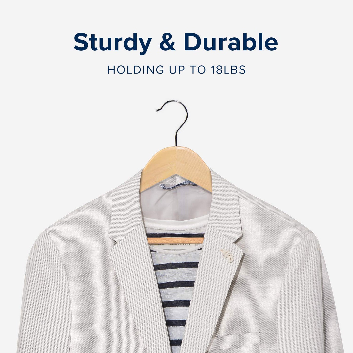 3373 Premium Wooden Hanger 1 Piece
