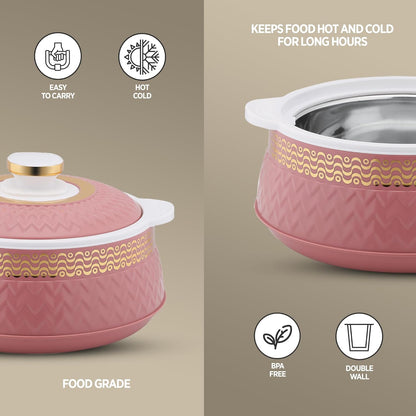 AM0911 Stainless Steel Crystal 4500 Inner Steel Thermoware Casserole