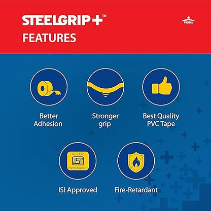 AM3287 Steelgrip Self Adhesive PVC electrical InsulationTape-6m